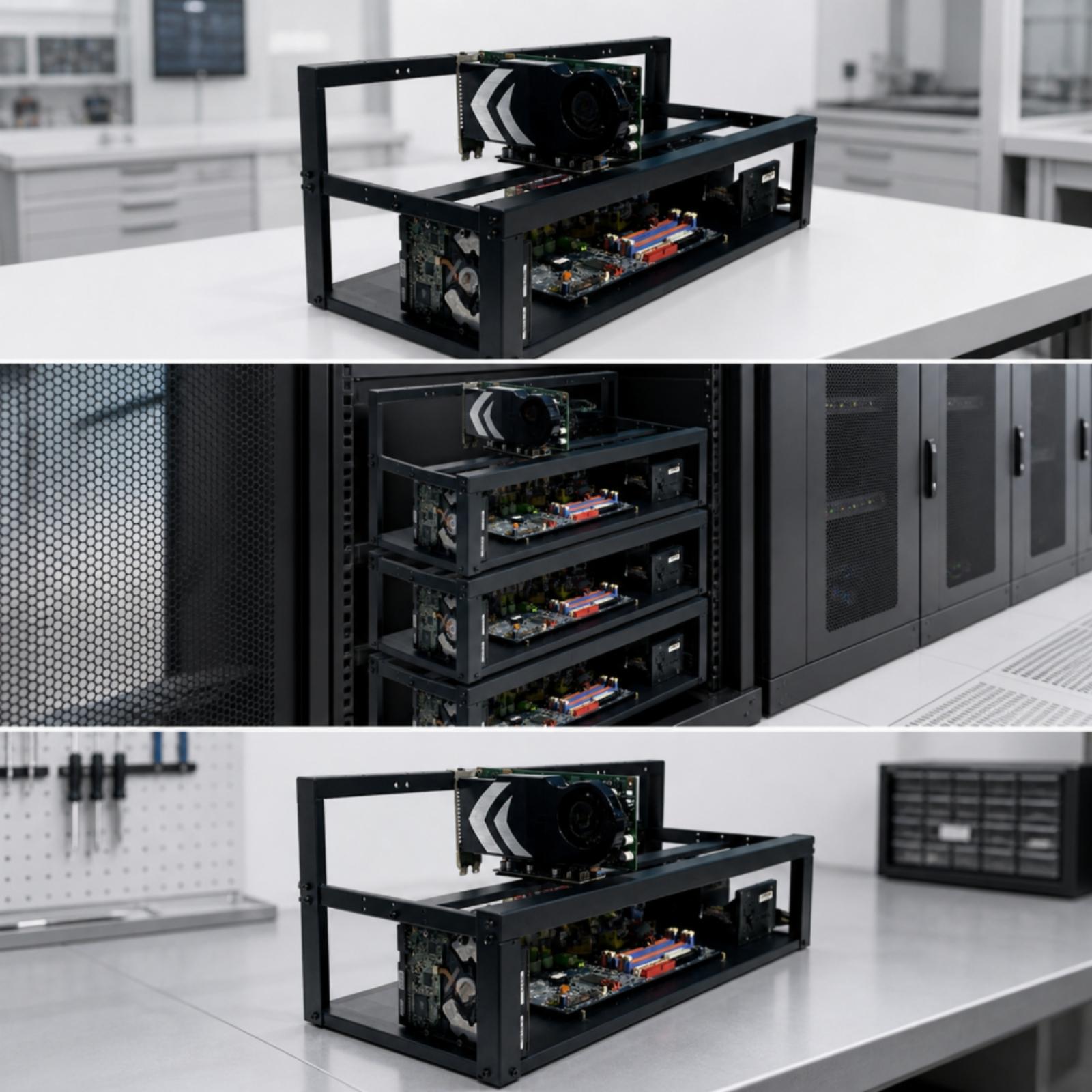 Support de mineur GPU à cadre  - Gpu Mining Rig Frame 8 Gpu avis et prix